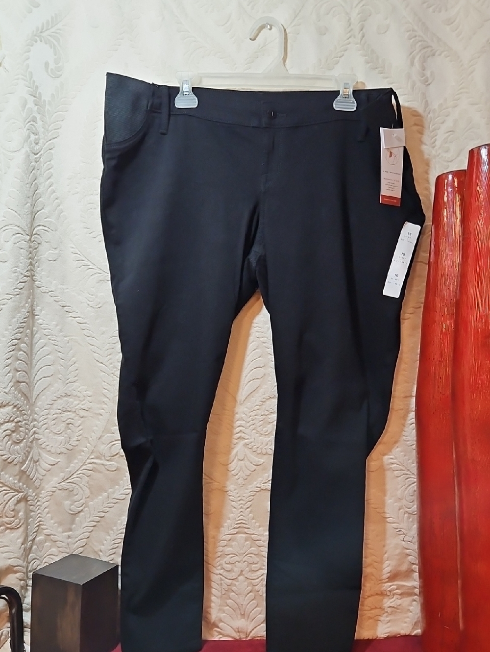 Maternity Isabel By Ingrid +Isabel Black Skinny Jeans Size 16 New With Tags